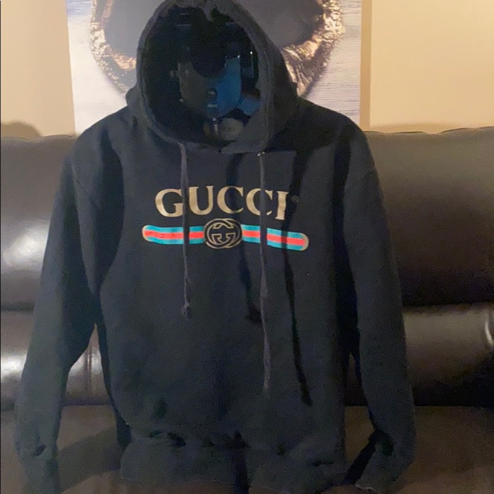 Gucci Brand Symbol Hooded Sweatshirt